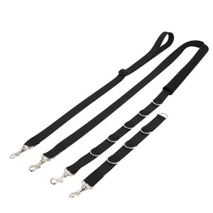 Dog Grooming Straps <b>Black</b> Non Woven Fabric <b>Harness</b> Leash For Bathing And Pet Care - Product Image 2