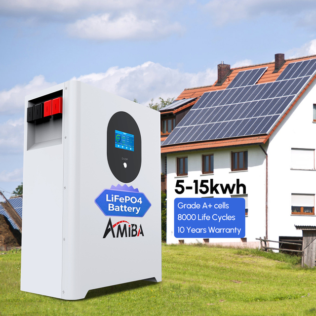 UK Stock Home Energy Storage System 5kWh 10kWh LiFePO4 Battery Lithium Solar Backup Electricity Supply for Household Use