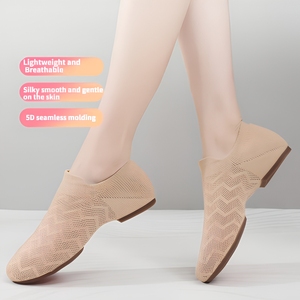 <span class=keywords><strong>Scarpe</strong></span> <span class=keywords><strong>da</strong></span> <span class=keywords><strong>Ballo</strong></span> Latino/Ballroom <span class=keywords><strong>da</strong></span> Donna Comode e Traspiranti con <span class=keywords><strong>Tacco</strong></span> <span class=keywords><strong>Basso</strong></span>, Suola in Camoscio, Fodera in Cotone e Tomaia in Tessuto per la Danza - Product Image 2