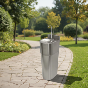 <span class=keywords><strong>Fontaine</strong></span> à <span class=keywords><strong>eau</strong></span> potable publique en acier inoxydable 304 316, à poser sur pied, pour l'extérieur, installation facile - Product Image 3