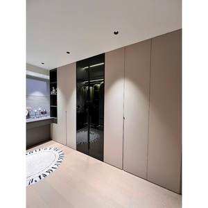 Armoire Slimline de placard de chambre à coucher de vente directe d'usine avec compartiments cachés et miroir de placard de garde-robe pleine longueur - Product Image 2