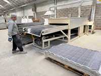 Système de recyclage continu de verre pour l'économie circulaire (Installation de recyclage de panneaux solaires)