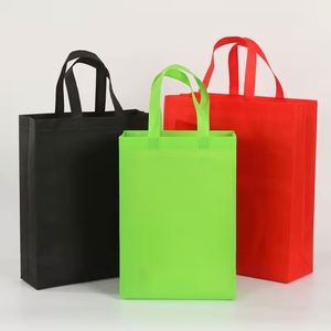 Custom Wholesale Blank Non Woven Tote <b>Reusable</b> Waterproof Shopping <b>Bags</b> for Grocery Daily Use and Retail - Product Image 1