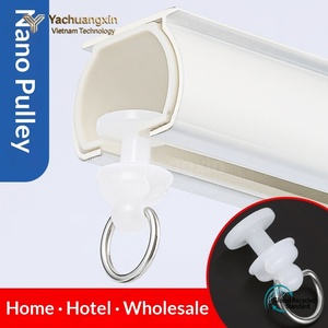 Adjustable Iron <b>Curtain</b> Rod Bracket Wall Mounted <b>Hook</b> Base Adjustable Support Clamp for Home Decor - Product Image 2