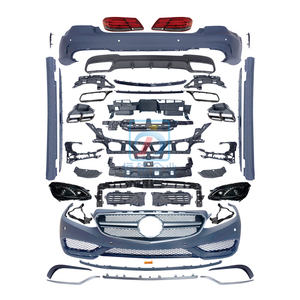 Pour Mercedes Classe E W212 Coupé Pare-chocs avant Pare-chocs arrière Kit carrosserie complet 2009 2013 W212 AMG <span class=keywords><strong>C212</strong></span> 2010 E63 Kit carrosserie - Product Image 1
