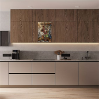 CBMmart Cuisine modulaire de luxe sur mesure Design moderne Finition stratifiée Projets de meubles de cuisine pour maisons