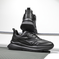 Baskets de luxe à la mode et à logo personnalisé de haute qualité pour homme chaussures de sport noires pour homme de base blanc