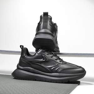 Zapatillas de deporte con logotipo personalizado de lujo a la moda de alta calidad para hombre, los mejores zapatos negros para hombre, zapatillas deportivas para hombre básico blanco - Product Image 4