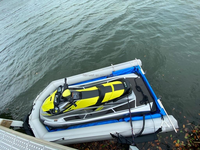 Quai flottant gonflable pour yacht quai de plate-forme de ponton droit gonflable quai de jet ski flottant gonflable