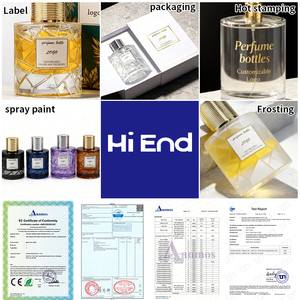 Perfume Rectangular de lujo Flacon-Botella de perfume de nicho de vidrio alto y elegante para fragancia de alta gama y diseñador, <span class=keywords><strong>aceite</strong></span> de aromaterapia - Product Image 5