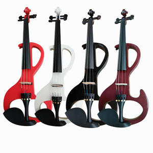 Violín electrónico de tilo Premium de gama alta, superventas de exportación, violín eléctrico multicolor - Product Image 4