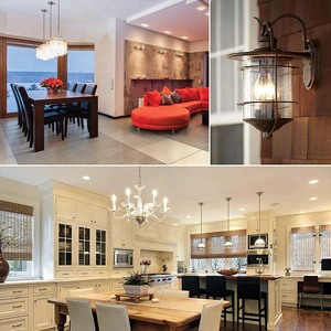 Hochwertige Weihnachts dekorationen Kerzen lampe 2W 4W 6W 2700K 110V E12 E14 Bernstein Rauch grau C35 <span class=keywords><strong>LED</strong></span>-Lampe für Haus Restaurant Café - Product Image 6