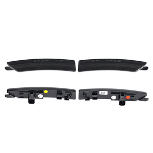 Ailead Lámpara LED de posición lateral para <span class=keywords><strong>Ford</strong></span> Mustang S650 2024-Lente ahumada y transparente, ámbar/rojo, paquete de <span class=keywords><strong>4</strong></span> - Product Image 4