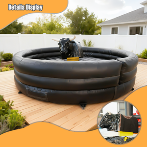 Toro Mecánico Inflable con Tapete Inflable, <span class=keywords><strong>Simulador</strong></span> de Montar Toro Mecánico en Venta - Product Image 3