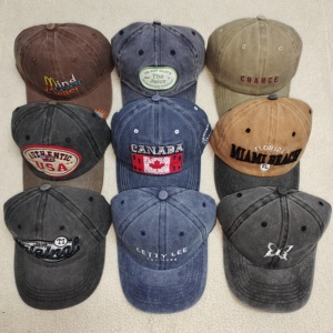 Gorra de béisbol de algodón sin estructura Selaing caliente estilo deportivo personalizado con bordado a mano fábrica al por mayor - Product Image 5