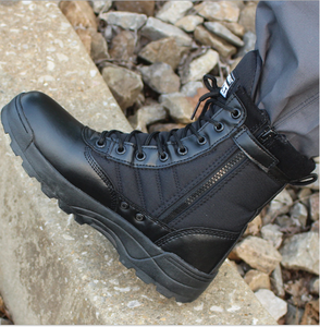 Botas Tácticas de Desierto TSB09 ORIGINALES PARASHOT en Microfibra de Gamuza Negra y Caqui, Precio Económico para Venta al Por Mayor - Product Image 4