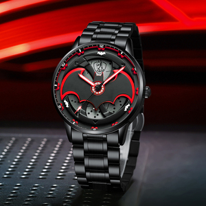 Nuevo Reloj de Cuarzo para Hombre con 360° de precisión °   Reloj de Pulsera Masculino de Lujo con Diseño de <span class=keywords><strong>Batman</strong></span> Anime, Luminoso en la Noche, Estilo Moderno - Product Image 6
