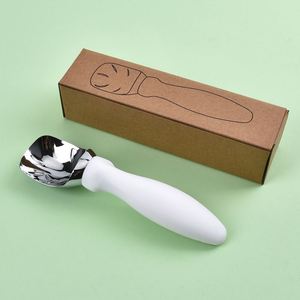 Wholesale Sorbet <b>Cookie</b> Dough Melon Frozen Yogurt Professional Ice Cream Scooper for Gelato Heavy Duty Ice Cream Scoop - Product Image 6