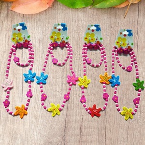 Bracelet en bois pour enfants, coloré, motif visage souriant, perles en bois, bijoux pour bébés, en bois, pour l'exportation - Product Image 1
