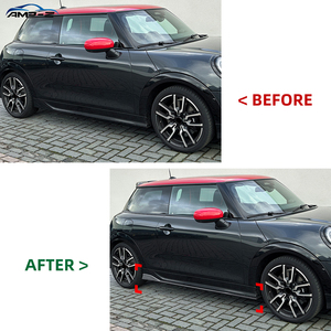 Minigonne Laterali AMP-Z F66 in ABS Nero Lucido per <span class=keywords><strong>Mini</strong></span> <span class=keywords><strong>Cooper</strong></span> JCW F66 F67 2024+ <span class=keywords><strong>Accessori</strong></span> Auto - Product Image 2