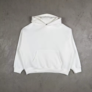 เสื้อฮู้ดดี้ผู้ชายพิมพ์ลายพัฟฟ์ทรงโอเวอร์ไซส์ ผ้าฝ้าย 100% สไตล์สตรีทแวร์ ลดราคาสุดฮอต - Product Image 1