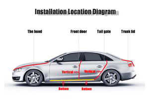 חלקי רכב דקורטיביים לרכב הרצועות u בצורת לרצועות איטום דלת איטום דלת - Product Image 6