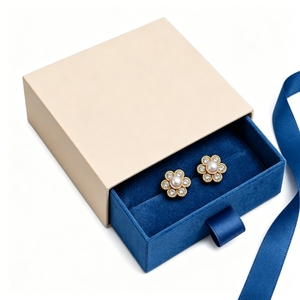 Boîte à bijoux coulissante en carton pour boucles d'oreilles, prix d'usine en gros, fournisseur vérifié, approvisionnement en vrac - Product Image 4