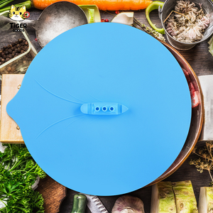 Couvercle de pot <span class=keywords><strong>en</strong></span> <span class=keywords><strong>silicone</strong></span> transfrontalier, anti-débordement, hermétique, compatible <span class=keywords><strong>micro</strong></span>-ondes, isolation fraîcheur et odeurs - Product Image 1