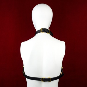 Conjunto de Bondage de Cuero Gótico BDSM para Mujer con Opciones de Collar con Tachuelas/Sin Collar, Cinturón de Restricción Sexy, Kit Fetiche Estilo Punk - Product Image 2