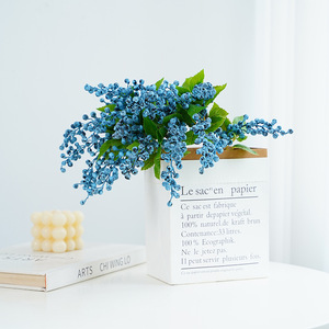 Baies artificielles miniatures en acacia, 30 cm, en plastique, pour décoration intérieure, accessoires de mariage, décoration de festival - Product Image 3