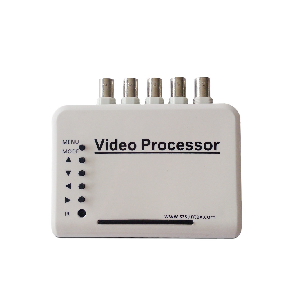 <strong>4</strong> Input 1 Output Video Splitter System ST400MB 4Ch <strong>Color</strong> <strong>Quad</strong> <strong>Processor</strong> BNC AV Plastic Housing IP66 Waterproof CE/FCC Certified