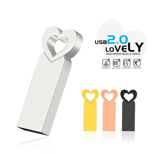 Cool Gadgets Memorias Usb Stick 32 Gb Pen Drive Pendrive 4Gb 8Gb 64Gb High Speed 128 Gb Disk2.0 Metal Usb Flash Drive