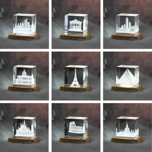 Hbl Nguồn cung cấp nhà máy trống <span class=keywords><strong>3D</strong></span> Pha Lê nổi tiếng xây dựng mô hình tùy chỉnh khắc <span class=keywords><strong>3D</strong></span> Pha Lê Laser Glass Cube món quà lưu niệm - Product Image 6