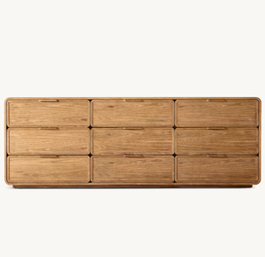 Meubles <span class=keywords><strong>de</strong></span> chambre à coucher <span class=keywords><strong>de</strong></span> luxe <span class=keywords><strong>de</strong></span> haute qualité <span class=keywords><strong>Commode</strong></span> <span class=keywords><strong>de</strong></span> chambre à coucher avec rangement en bois massif et <span class=keywords><strong>noyer</strong></span> avec 9 tiroirs - Product Image 2