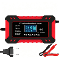 Chargeur de batterie intelligent automatique 12V 6A pour voiture et moto, avec protection contre les surcharges et entretien progressif, prix usine