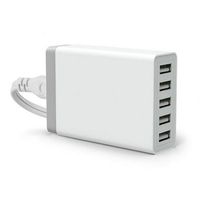Chargeur USB universel portable certifié CE FCC UKCA 5 ports USB 5v/8a 40w pour téléphones mobiles/tablettes/appareils USB