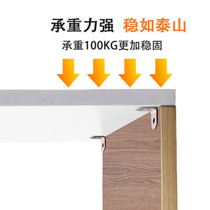 Support d'angle en acier inoxydable en forme de L à 90 degrés pour étagère de meuble, connecteur de quincaillerie - Product Image 5