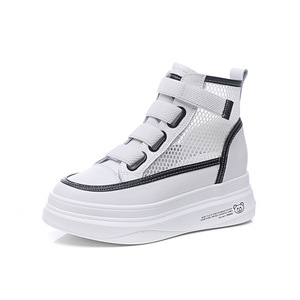 Baskets blanches 2026 : Nouveau style, chaussures en maille élégantes et respirantes avec semelles épaisses et plateforme moelleuse pour un usage décontracté et sportif - Product Image 3