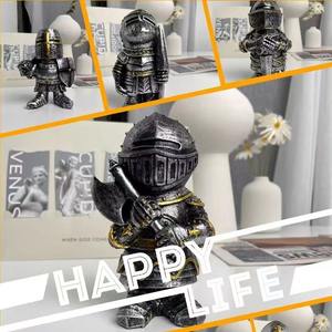 欧洲中世纪守卫武士盔甲骑士OR34树脂雕塑雕像户外花园侏儒艺术用树脂工艺品制作 - Product Image 4