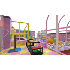 Toboggan pivotant 6 en 1 semblant <span class=keywords><strong>de</strong></span> jouer jouets d'intérieur aire <span class=keywords><strong>de</strong></span> jeux <span class=keywords><strong>salle</strong></span> <span class=keywords><strong>de</strong></span> <span class=keywords><strong>sport</strong></span> en plastique avec toboggan et fosse à balles - Product Image 4