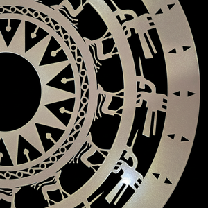 Paneles de Pared de Acero Cortados con Láser CNC, Trabajo Metálico Decorativo Intrincado con Acabado Cepillado de Vietnam - Product Image 1