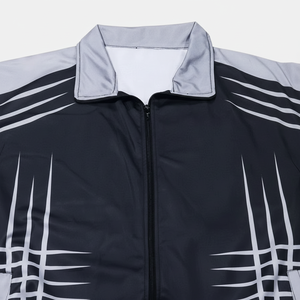 Survêtement décontracté de qualité supérieure pour homme, avec fermeture éclair, en molleton de coton respirant, confortable et tendance, idéal pour l'entraînement (OEM) - Product Image 1