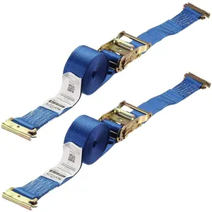 Wholesale Price Ratchet Tie Down Straps Securing Straps Heavy Duty Polyester Webbing Tie Down Straps