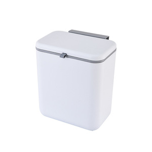 Rectangular <b>Wall</b> <b>Mounted</b> Trash Can 19.6cm Wide Opening No Bend Design For Kitchen Bathroom Indoor Use - Product Image 3