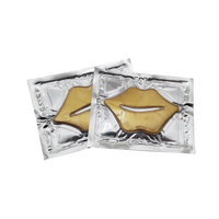Feuille de masque à lèvres en collagène, emballage personnalisé, masque à lèvres, patchs, hydratant, anti-rides, gel de soins pour les lèvres, cristal rose, or 24K, pièces