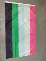 Drapeau national de haute qualité, à séchage rapide, écologique, en polyester, imprimé numériquement, avec logo personnalisé, taille personnalisée, forme rectangulaire