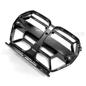 Glossy Black Car Front Grille Bumper Grill for BMW M3 M4 G80 G82 Facelift 2020 2021 2022 2023 <b>ABS</b> Replacement Grills Car Styling - Product Image 4