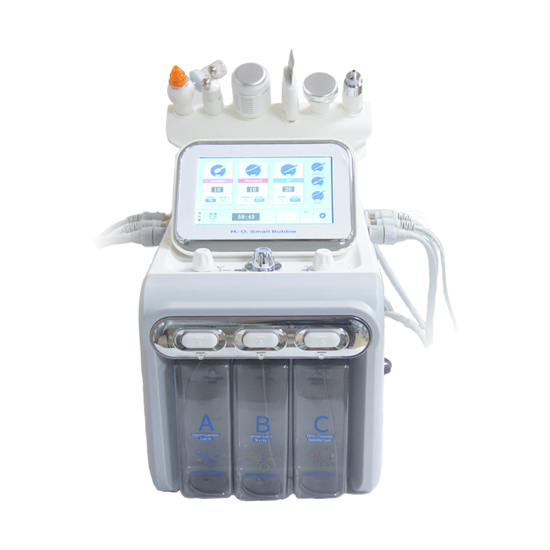 Корея, 7 в 1, кислородный гидроаппарат для микродермабразии hydra h2o2, гидродермабразия лица