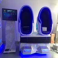 Lunettes de réalité virtuelle 9D VR Kino Factory 2 places Chaise de réalité virtuelle en forme d'œuf 9D VR Capsule