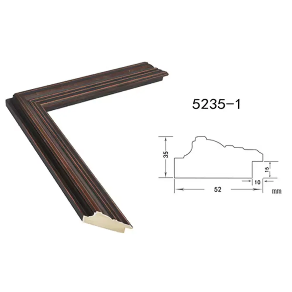 A0 A1 A2 A3 A4 ขนาดที่กําหนดเองไม้คลาสสิกสีน้ําตาลสีดําทองไม้กรอบรูปสําหรับตกแต่งผนัง